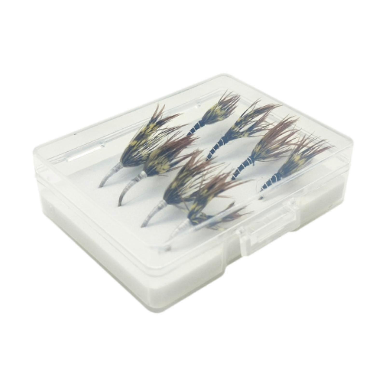 8x Nassfliegenfischer-Köder unterstützen künstliche Köder für Süßwasser-Männerangler