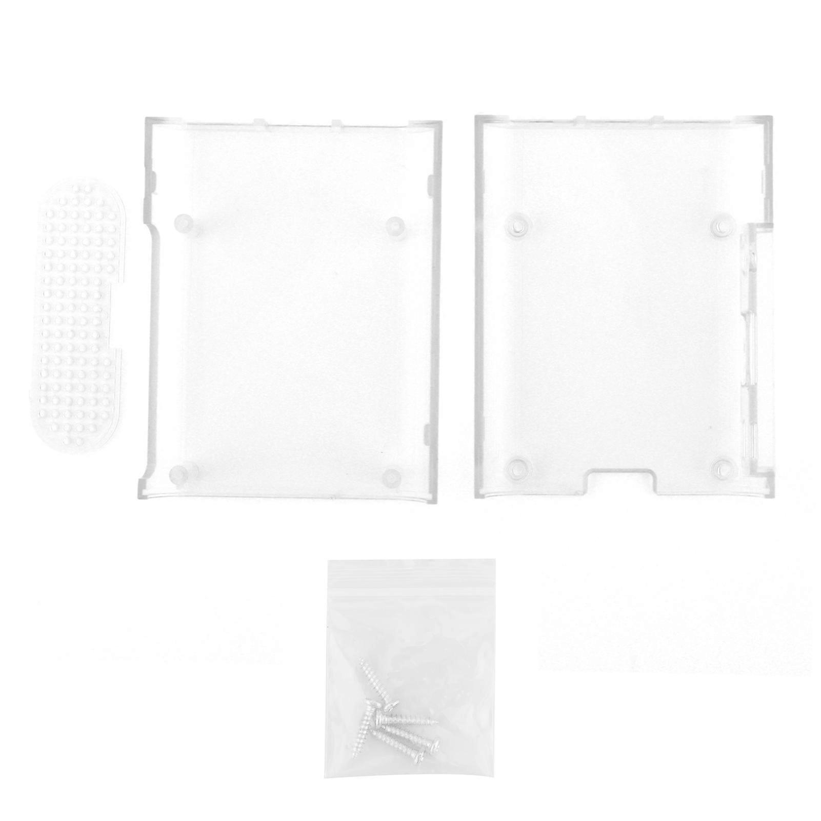ABS Protective Case Cover Frosted Transparent Case Component for Raspberry Pi 3B 3B+