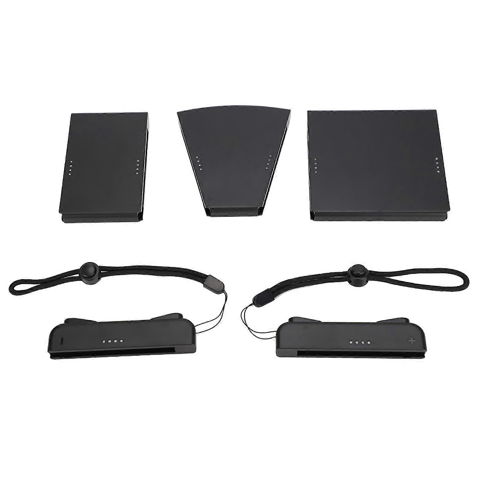 5 Pcs ABS 5-in-1 Connector Pack Left Right Hand Grip Case for NS Switch Joy-Con Controller