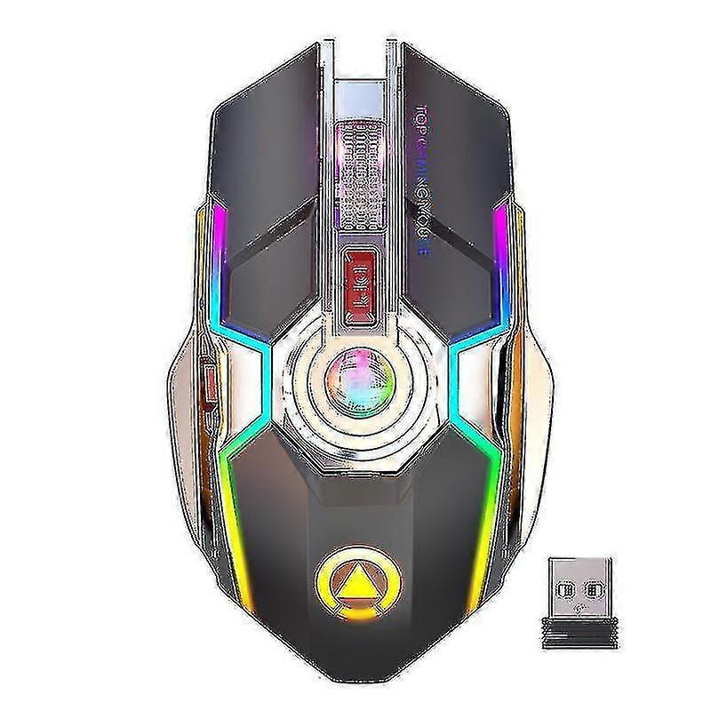 A5 Wireless Mouse Rechargeable Game Rgb Light Mute Electroplating