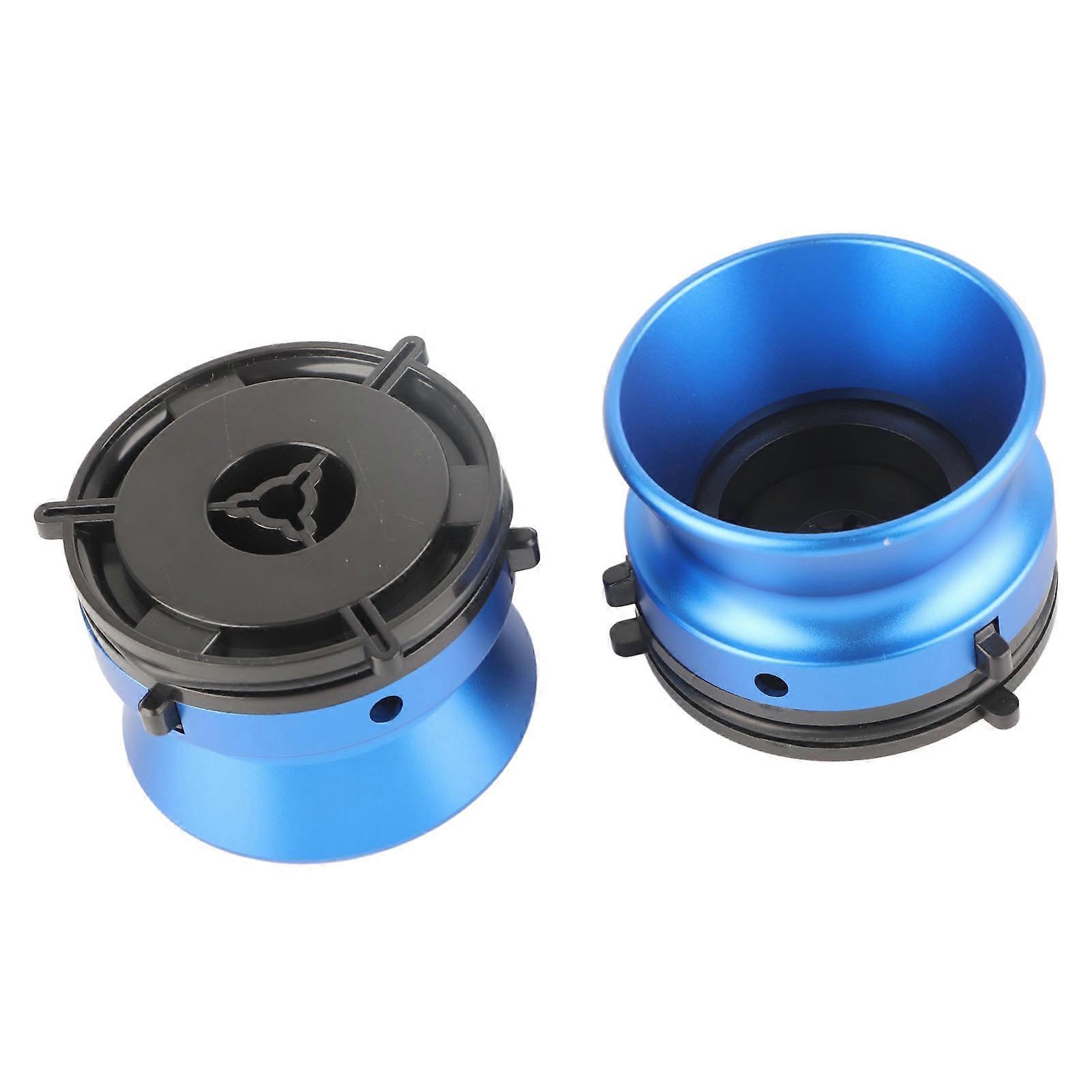 1 Pair NAB Hub Adapters Professional Polished Aluminum Alloy 10 Inch Opener for Studer ReVox for Akai for Teac Blue