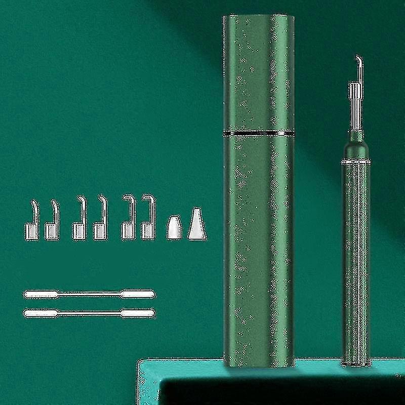 Enlèvement de cérumen - Nettoyant pour oreilles avec appareil photo - Kit d’enlèvement de cérumen avec lumière - Caméra d’oreille avec 6 ear sp
