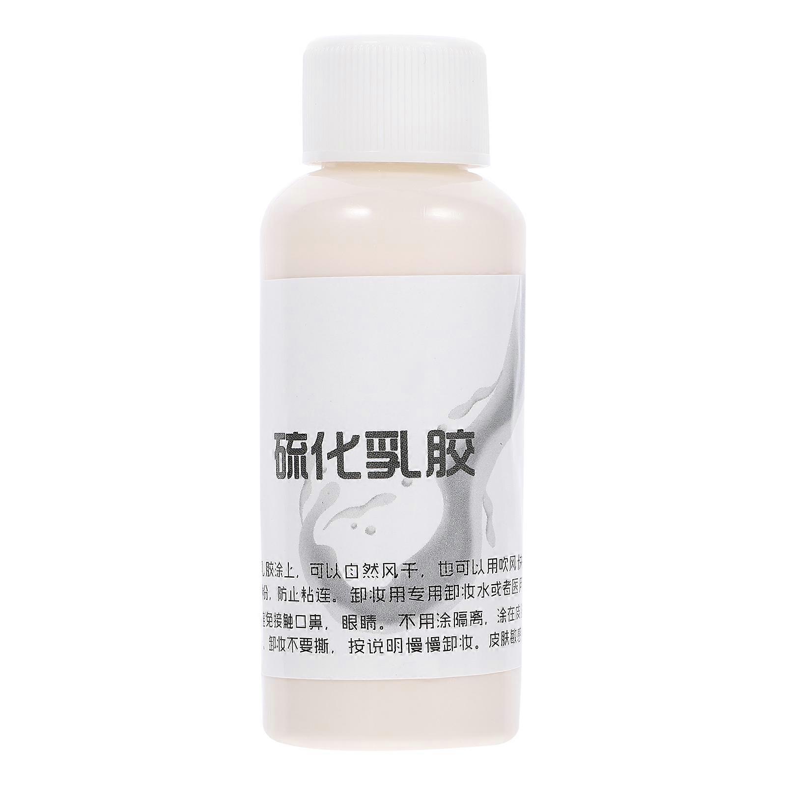 1 Bottle Makeup Liquid Latex Halloween Mask Old Age Wrinkle Makeup Latex for Performance Cosplay