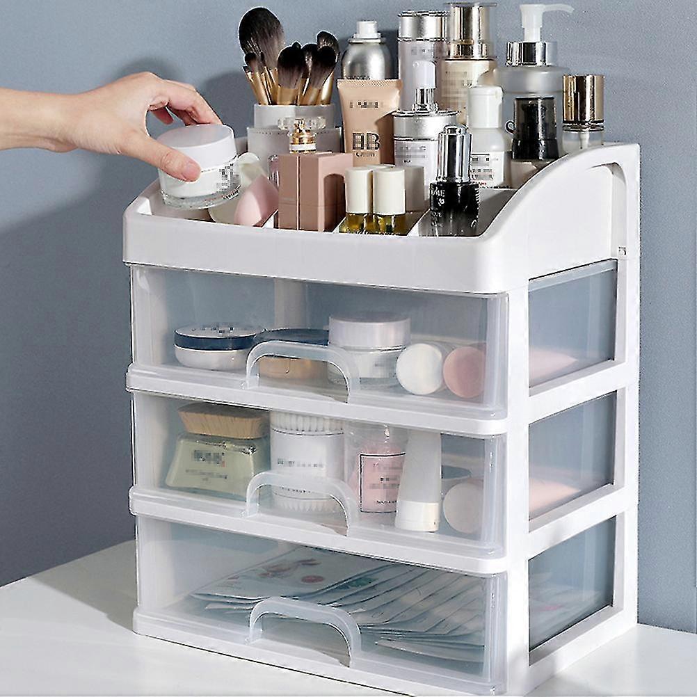 1pc Storage Case Multi-Function Desktop Sundry Makeup Organizer Cosmetics Drawer Jewelry Storage Box Container Lipstick Holder