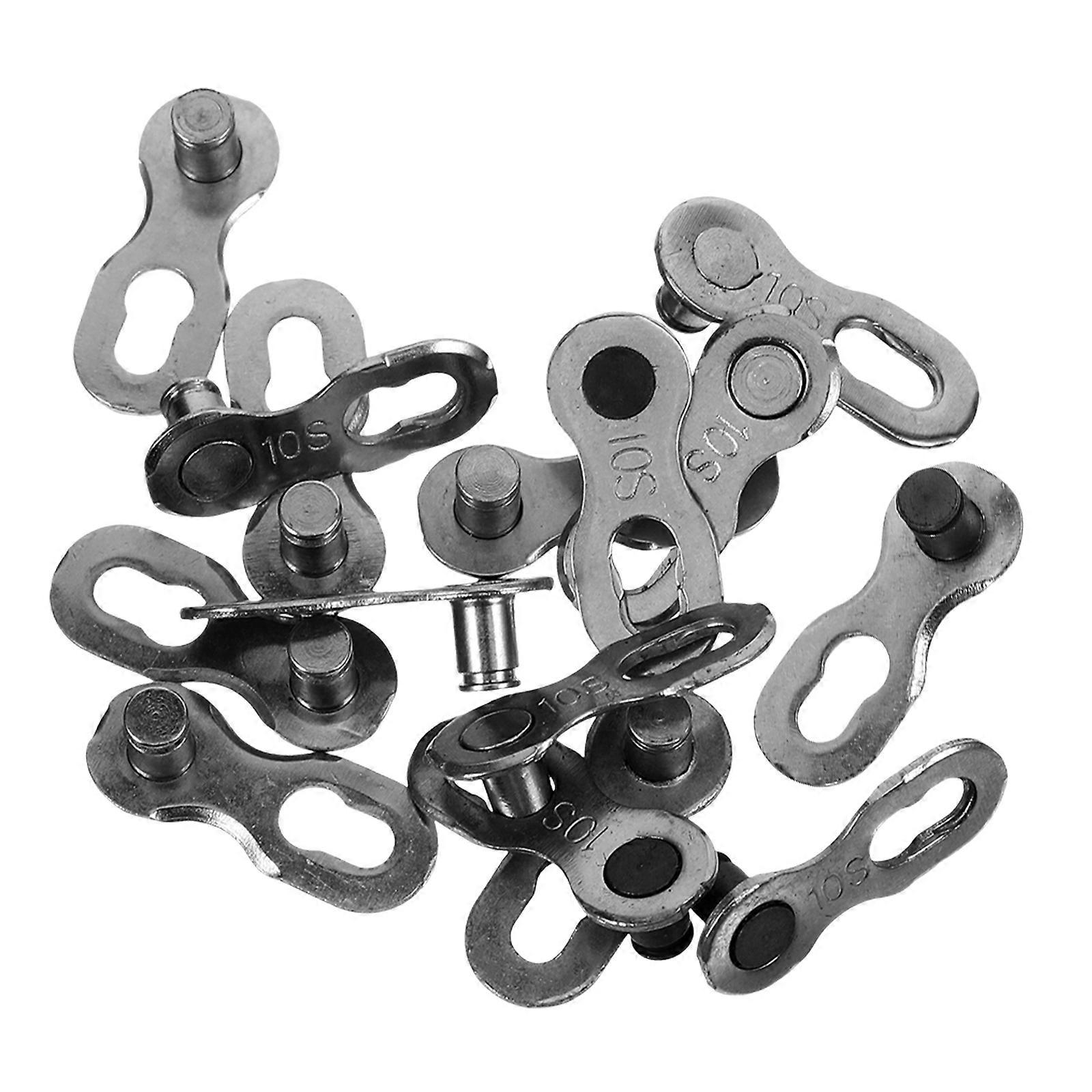 8pcs Bike Chain Linking Buckles Practical Bike Chain Buckles Road Bike Chain Buckles Chain Repair Links