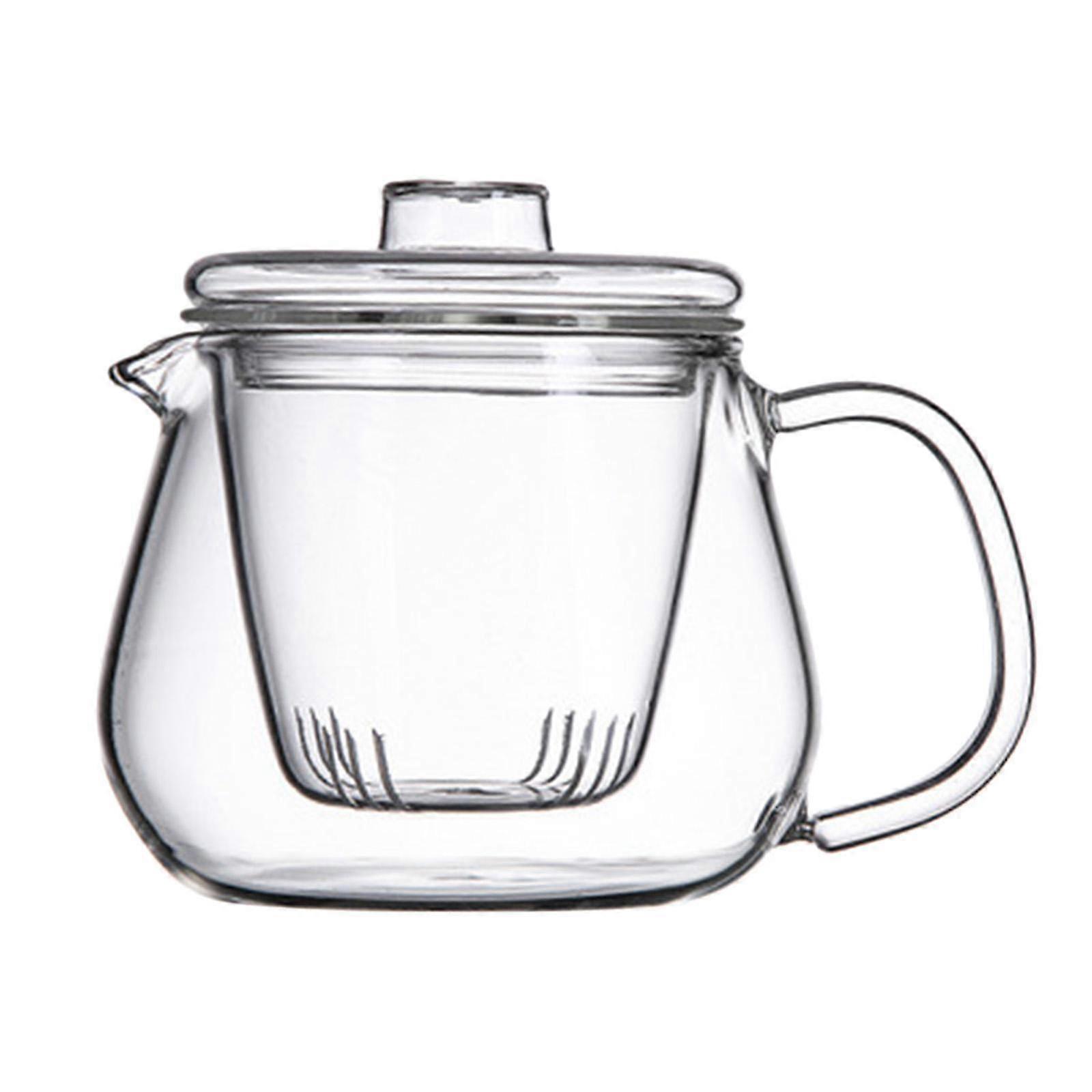 Tea Pot Loose Leaf Tea Kettle W/ Removable Strainer Glass Teapot