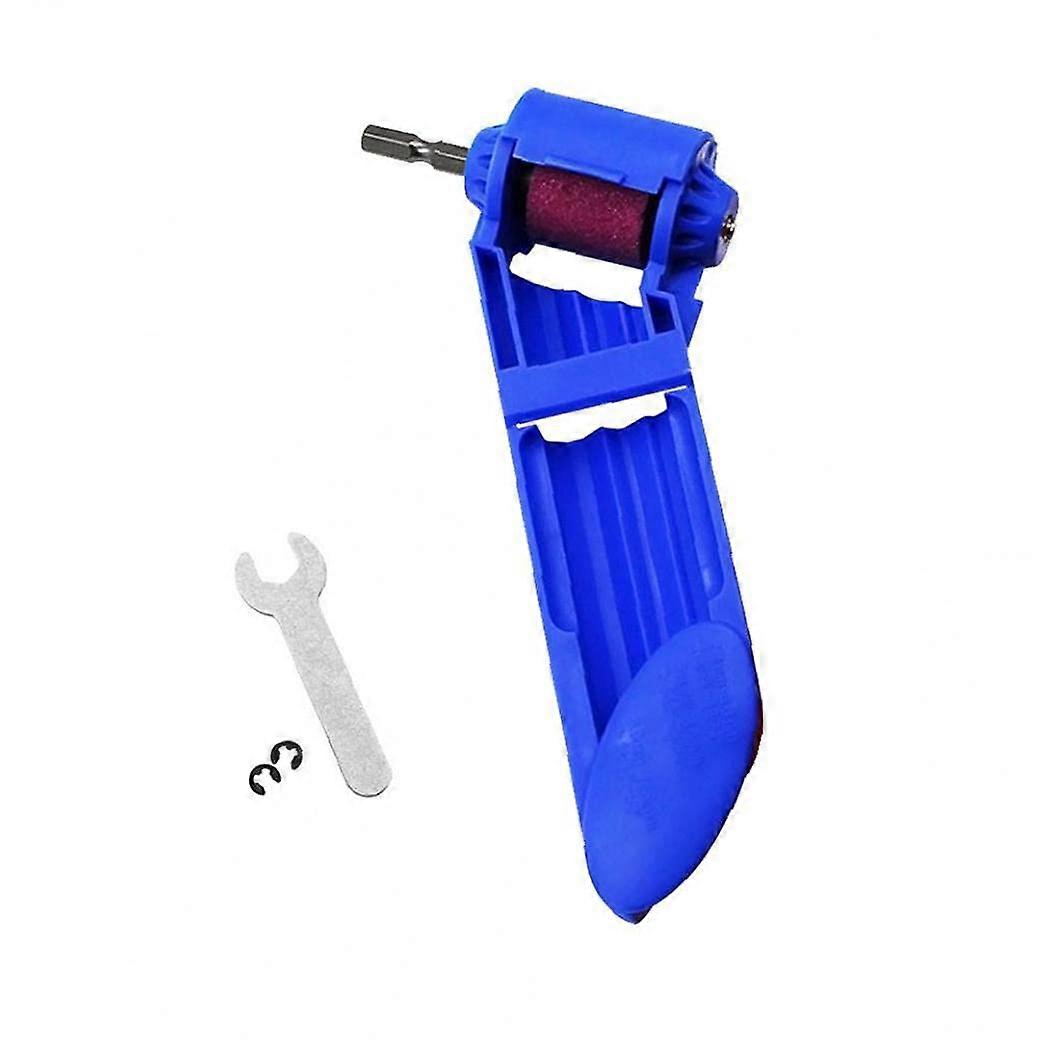 Blue Portable Drill Bit Grinder Corundum Grinding Wheel Titanium Sharpener Electric Convert Drill Bit Tool Powered Multifunction Hand Tools