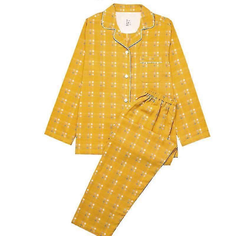 Women Pajamas Women's Lightweight Button Down Pajama Set Long Sleeve 100% Cotton