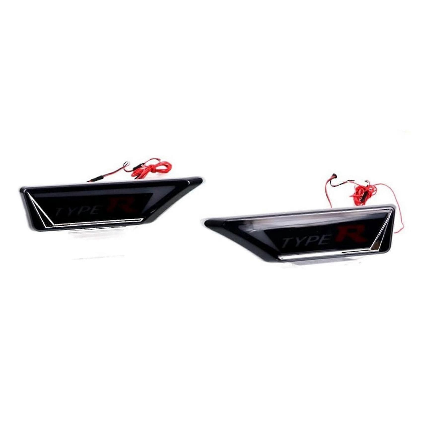 For Honda Led Side Marker Signal Lights Drl Yellow Turn Signals Light