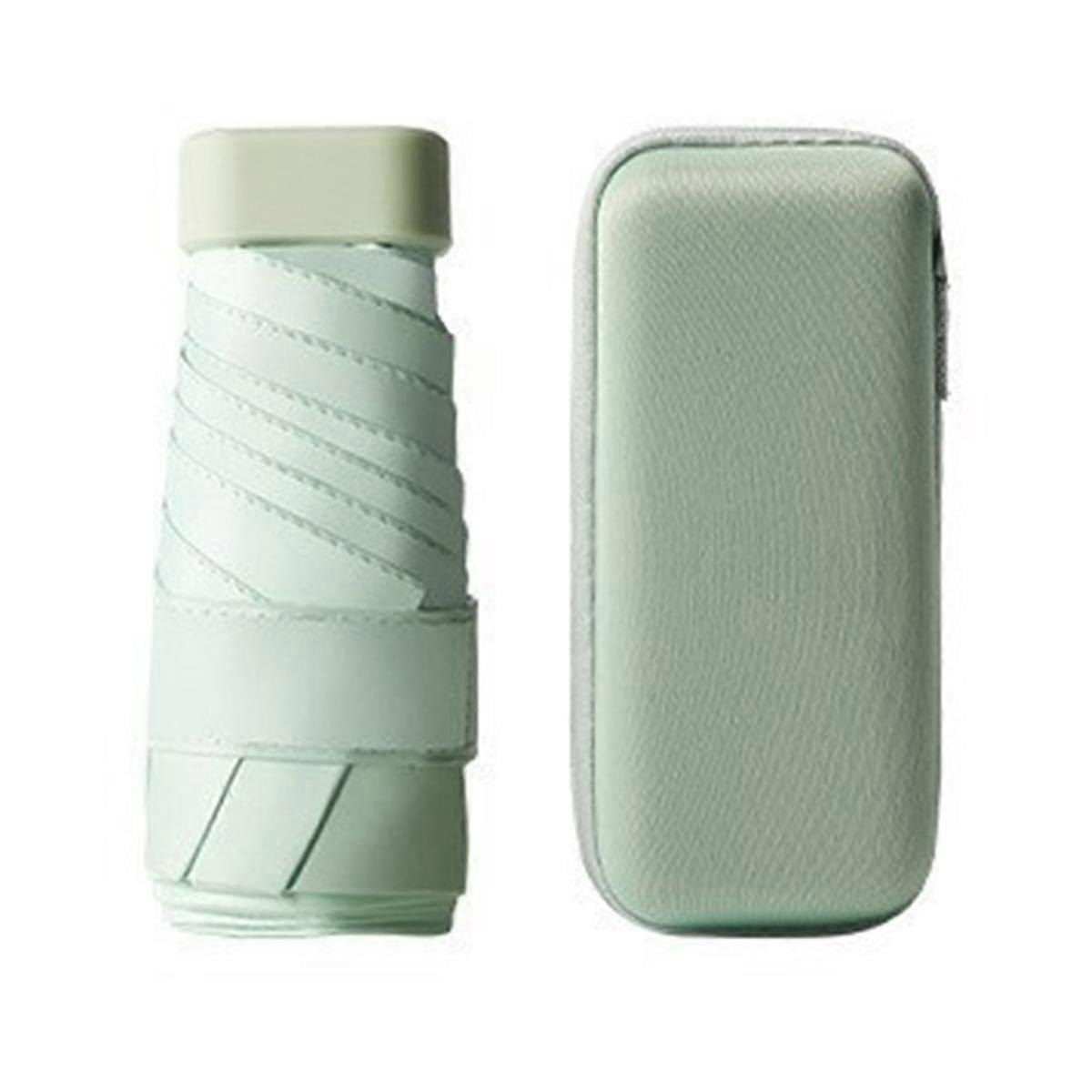 Sun Umbrella Portable Pocket Capsule Umbrella Sun-Proof Umbrella for Both Rain and Shine B