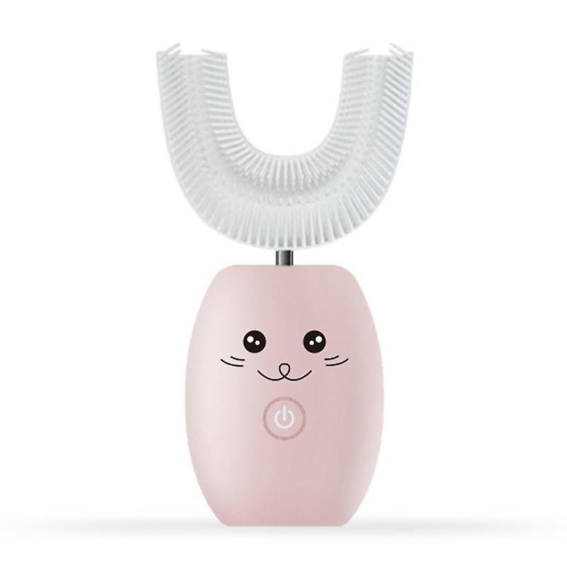 Barn's Elektrisk Tannbørste U-formet Lat Sonisk Tannbørste Oppladbar Intelligent Automatisk Tannbørste