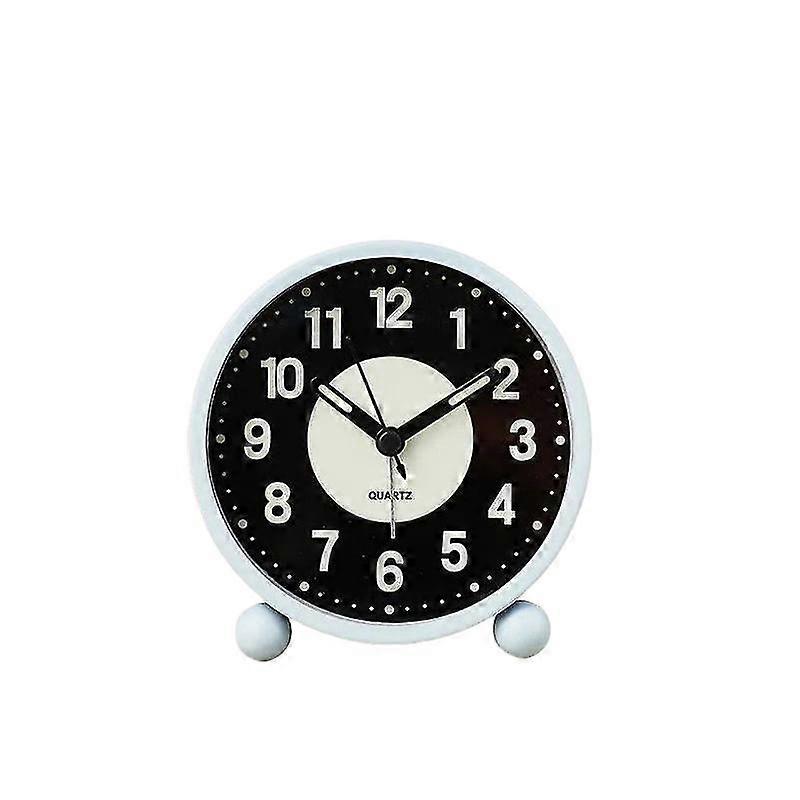 Silent Bedside Alarm Clock | Non~Ticking | Glow-in-the-Dark Bedroom Clock-Yvan