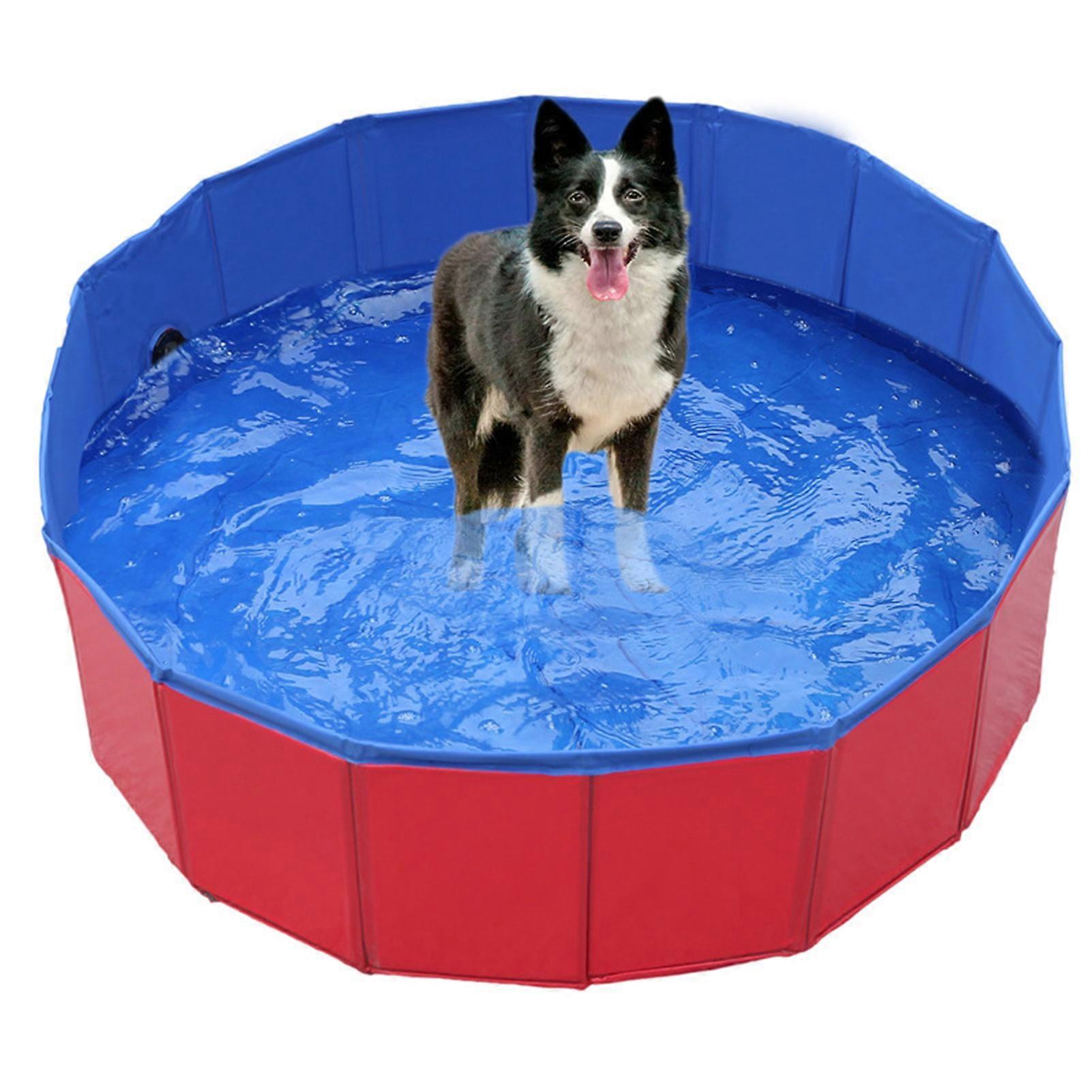 Foldable Dog Swimming Pool Outdoor Portable Pet Bathing Tub for Small Medium Large Pet