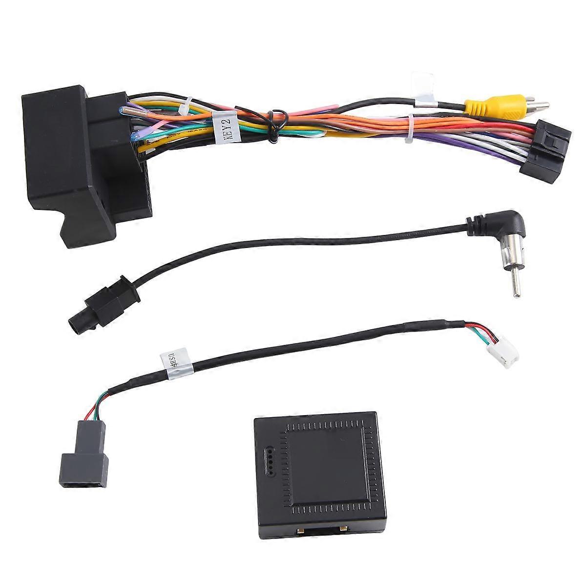 16 Pin to Quadlock Wiring Harness CANBUS Decoder Box Car Cable Adapter for 2008 3008 307 C5