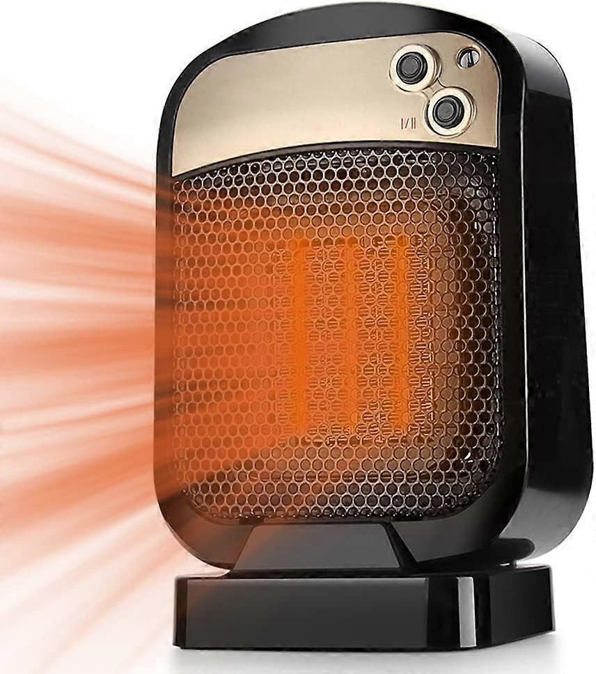 Electric Fan Heater, 1800W Small Space Heater, Mini Electric Heater, with 2 Modes, Overheating and Tip-over Protection,2024 Ping