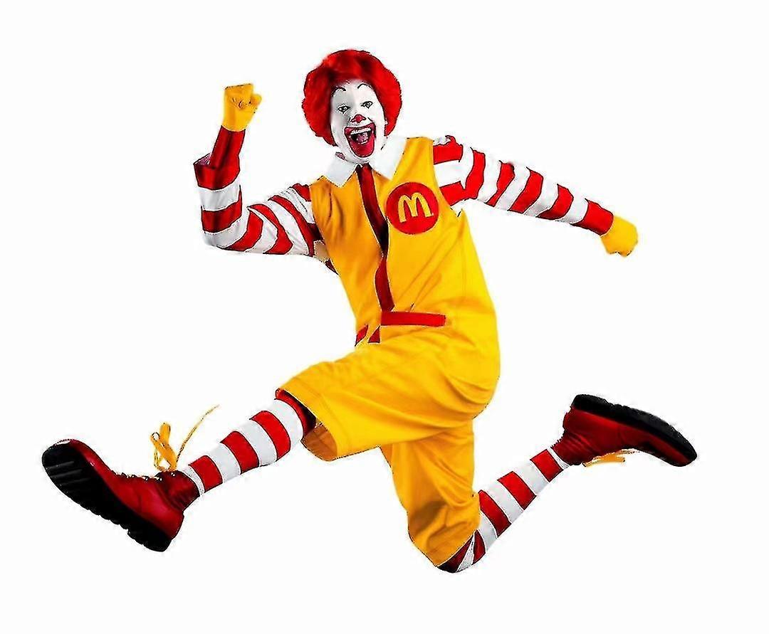 Mcdonald's Cosplay Kostüm Halloween Karneval Erwachsene hohe Qualität