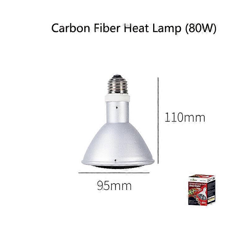 Climbing pet carbon fiber Heating Lamp Tortoise hedgehog lizard Keep Warm Simulation solar far-infrared heat source bulb