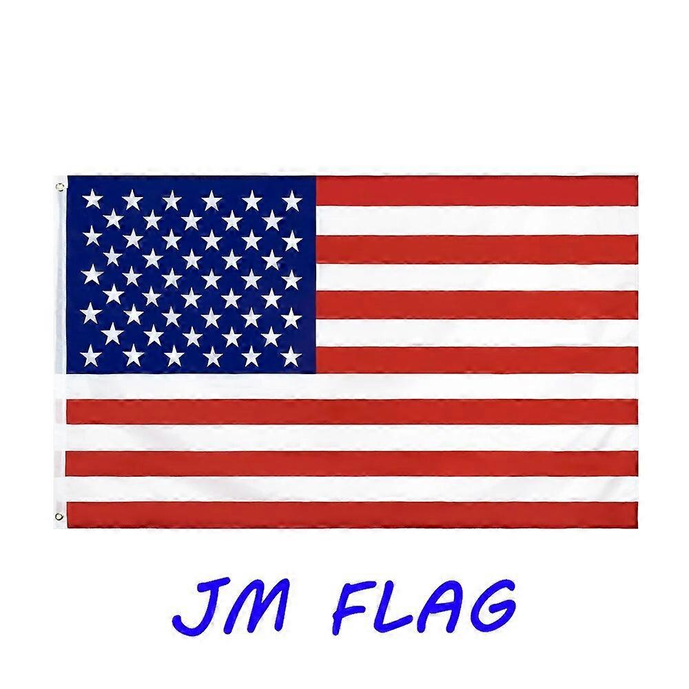 JMFLAG 90X150Cm Bintang dan Garis Bendera Amerika Serikat Bendera Poliester Dicetak Dekorasi Spanduk