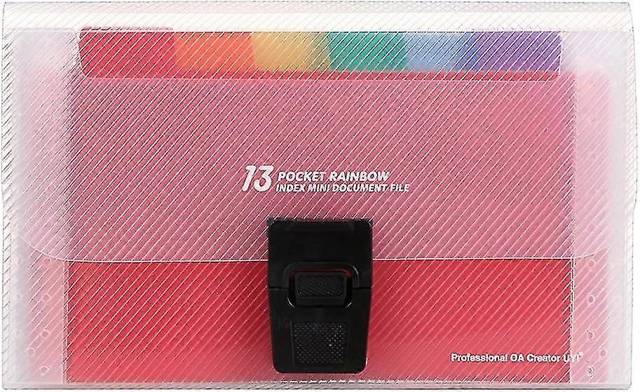 A6 13 Mini Expanding File Accordion File Folder Receipt Organiser File Pockets Folder