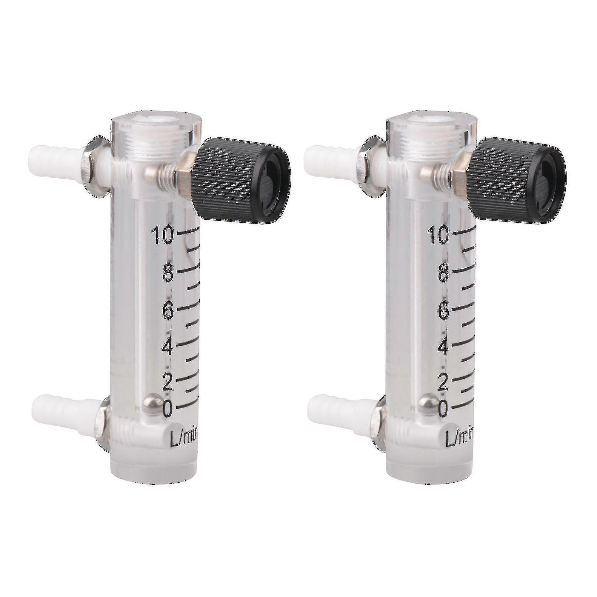 2 X Lzq-3 0-10 Lpm Flowmeter Gas Acrylic Flowmeter Measurement Tools