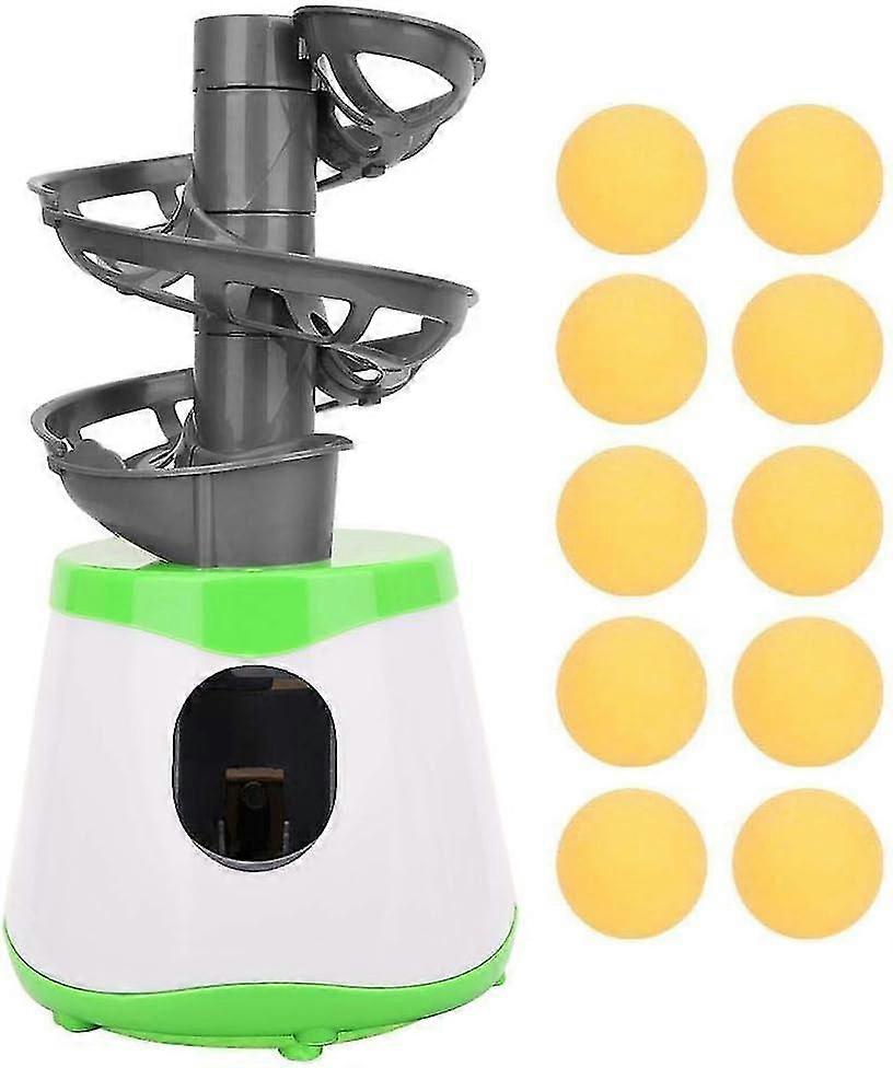 Automatic Ball Machine Table Tennis Exerciser Ping Pong Automatic Serving Pitching Machine With 10 Balls For Sports Training