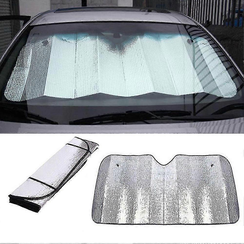 Car Front Rigid Windscreen Sunshade Sun Shade Visor Screen Cover 140 X 70cm