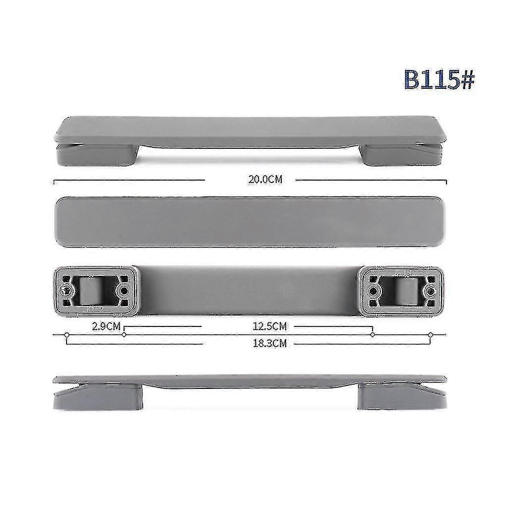 مقبض الأمتعة البلاستيك سحب مقابض قبضة قطع غيار لحقيبة السفر