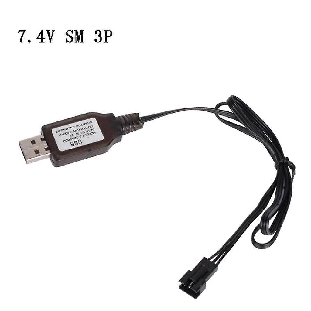 6.4V 2P 7.4V 3P 500ma Chargeur Plug Jouet Télécommande Positif Portable Usb