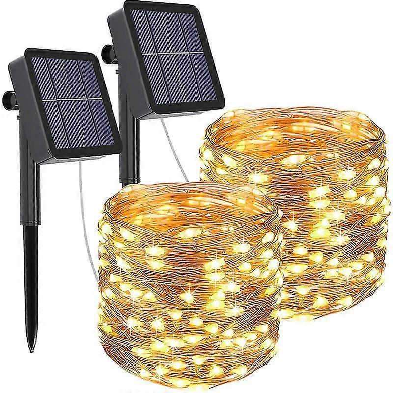 Outdoor Solar Lights 2 Pack For Garden Decoration