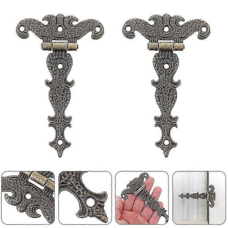 Vintage Hinges Rustproof Zinc Alloy Light