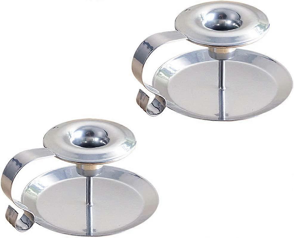 2 Pack Wrought Iron Candle Holders