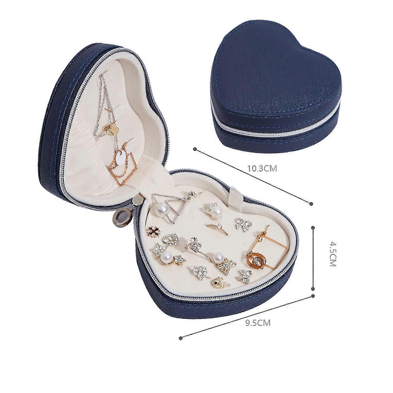 Portable storage box for jewelry