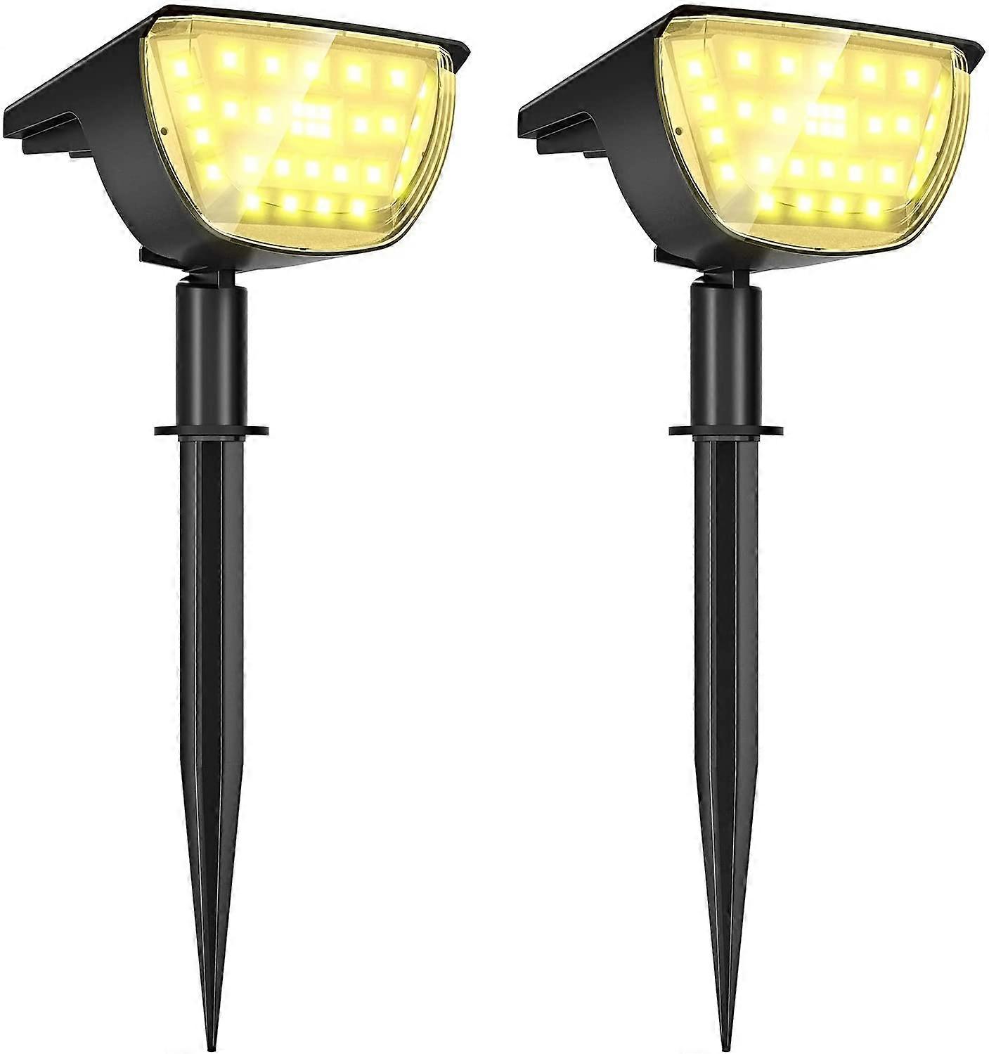 Lampada solare per esterni 66 LED Faretto solare per esterni Illuminazione del paesaggio 2 in 1