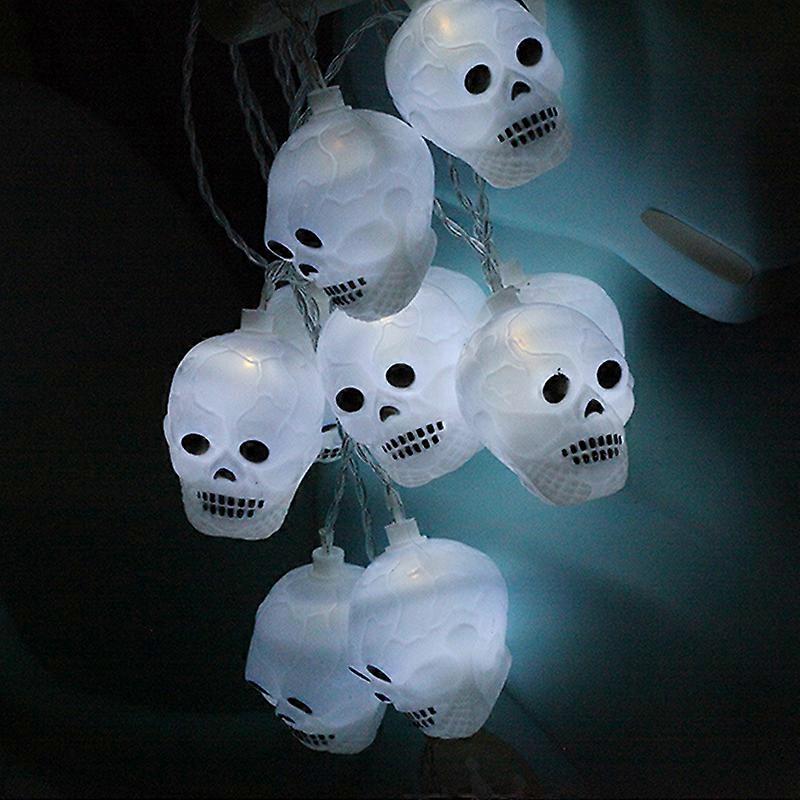 Skull LED Fairy String Light Hanging Ghost Lamp Party Halloween Decor
