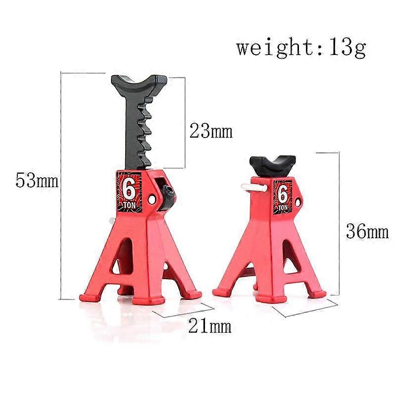 For 1/24 SCX24 FCX24 RC Car Jack Stand Pair Rack Repairing Protective Stand Adapter Tire Change Toy