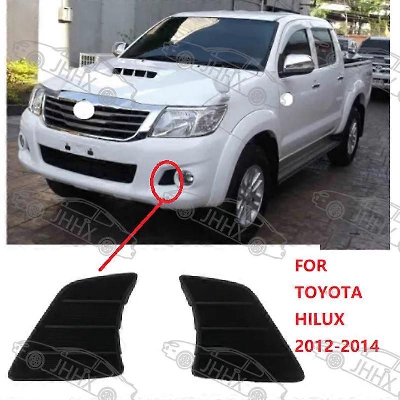 Compatible Hilux 2012-2014 Fog Light Frame Front Bumper Fog Light Cover Front Fog Light Frame