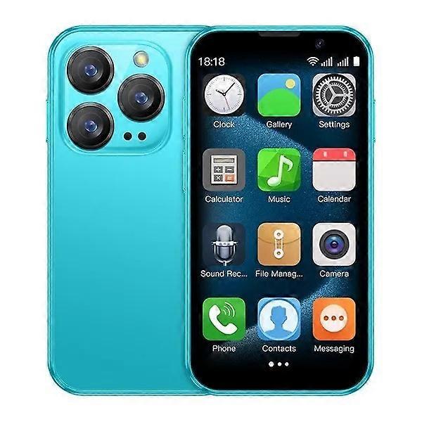 Rainbuvvy SOYES XS18 Android Smartphone 3.0inch 2GB RAM 16GB ROM Quad Core Dual SIM Card 5MP Face ID Type-C Bluetooth WIFI 3G Mobile Phone green