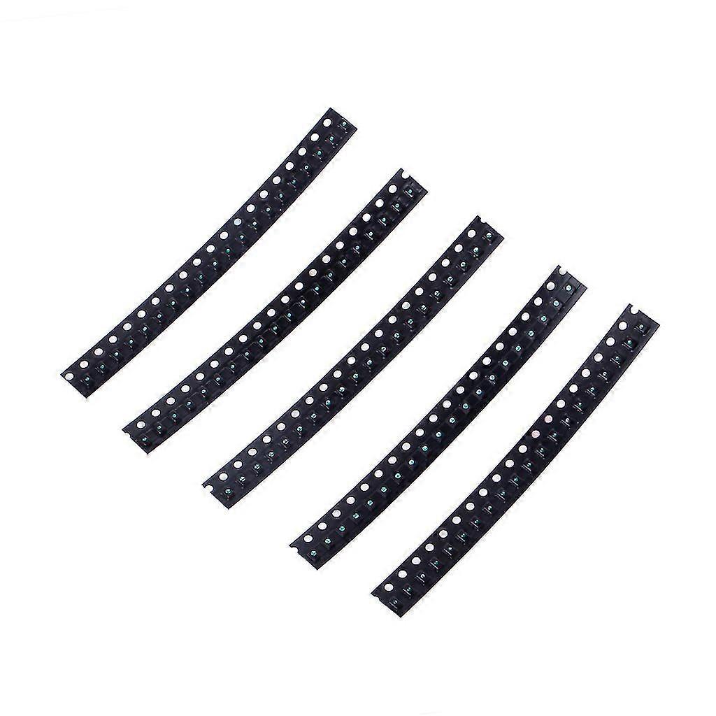 100 Stück SMD 0805 LED – 5 Farben (Rot, Grün, B Produktbild-Vorschau 5