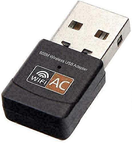 USB WiFi Adapter - AC600 Mbps Dual Band Wireless USB Mini WiFi Network Adapter - 802.11 Mini Wireless - Desktop/Laptop/PC - Windows/Mac