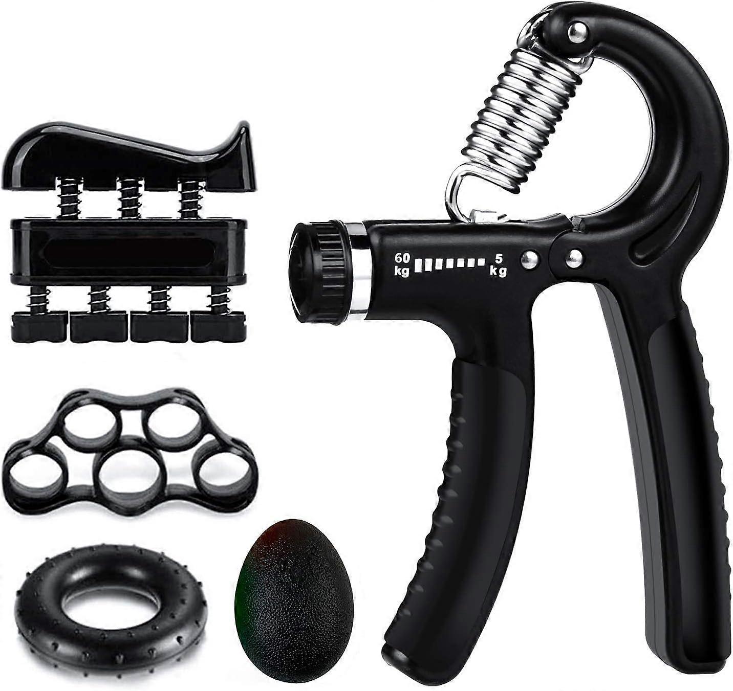 Adjustable Hand Trainer - Grip Strength Trainer, Forearm Grip Training Set for Home Workouts