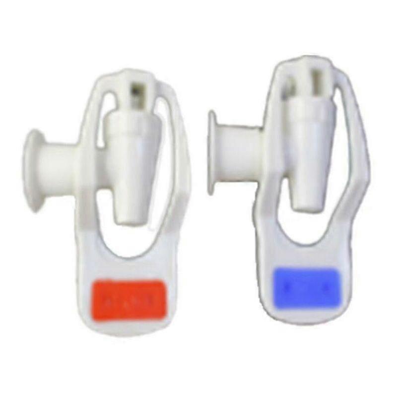 Two Sets Of White Plastic Replacement Water Dispenser Valves