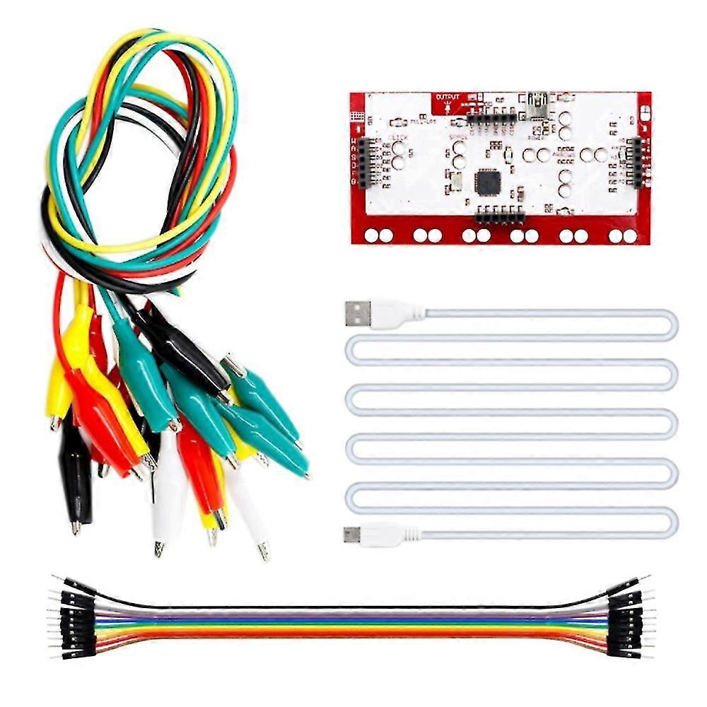 Complete Set Deluxe Kit With Usb Cable Dupond Alligator Clips For Makey