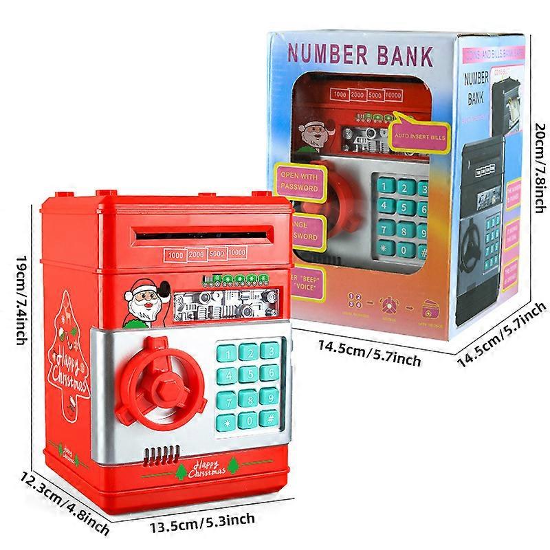 Children's Safe Piggy Bank with Fingerprint Equipped Password to Prevent Theft