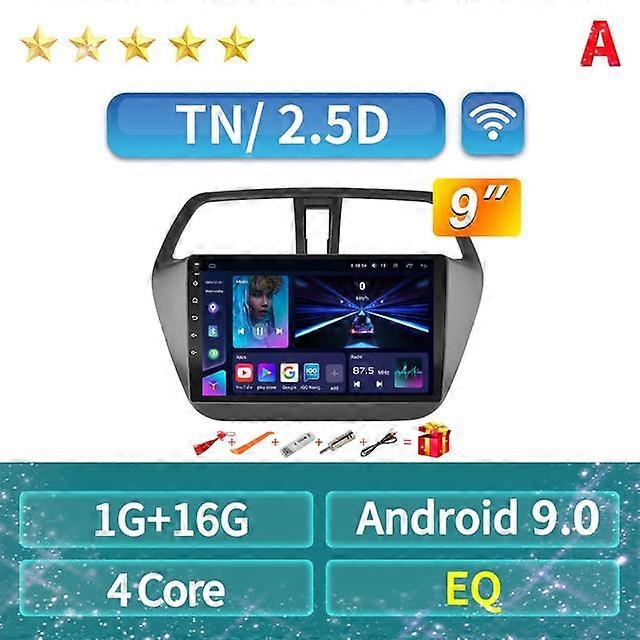 2 דין אנדרואיד 10 רדיו לרכב עבור סוזוקי SX4-CROSS 2014-2017 אנדרואיד ניווט GPS רדיו סטריאו וידאו מולטימדיה 360 נגן מצלמה