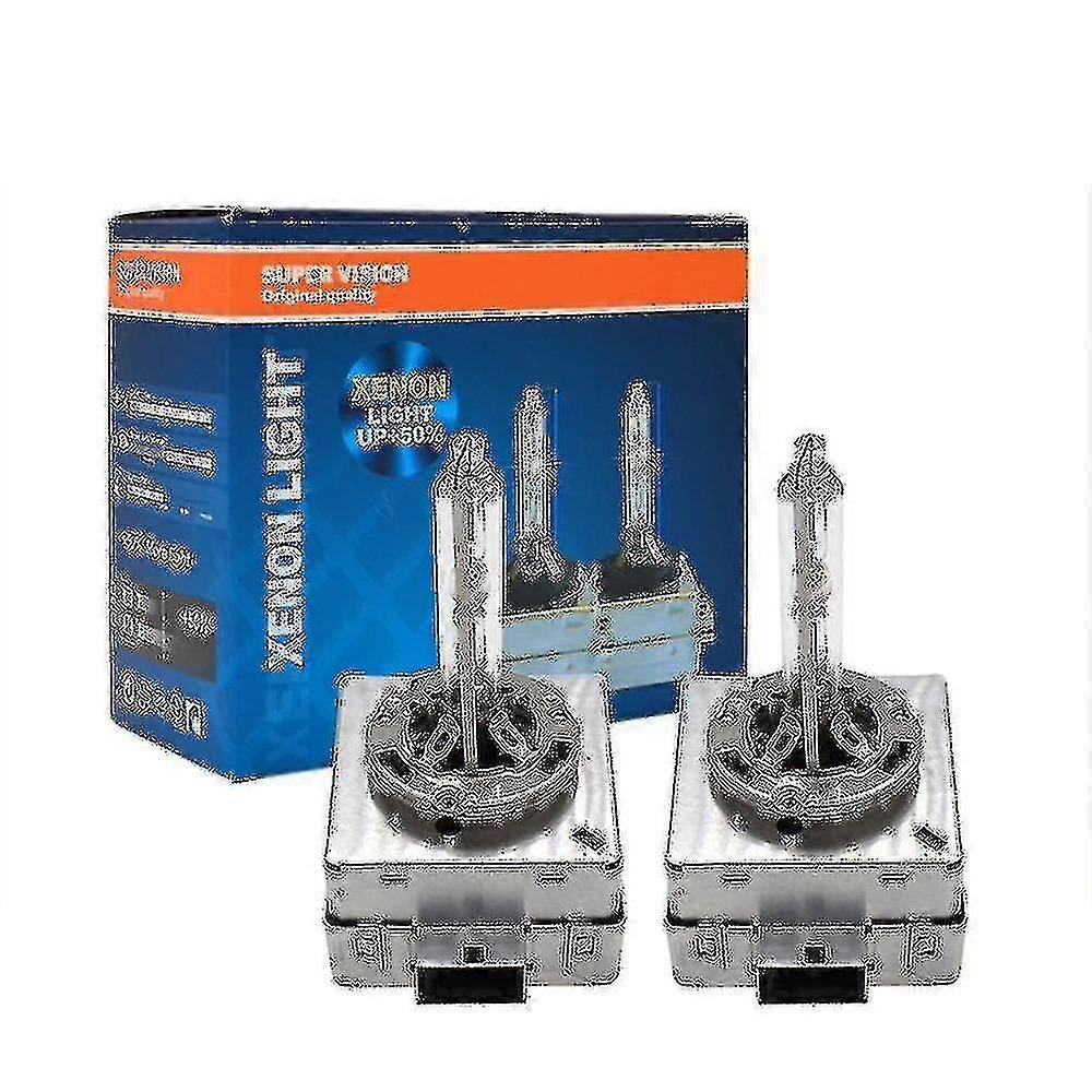 D1S 6000K Xenon Lamps, 2-Pack - 50% More Vision