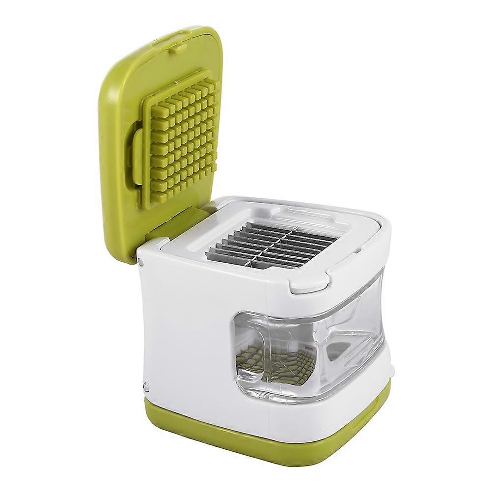 Dual-purpose Garlic Crusher Ginger Slicer with Storage Box Kitchen Accessories