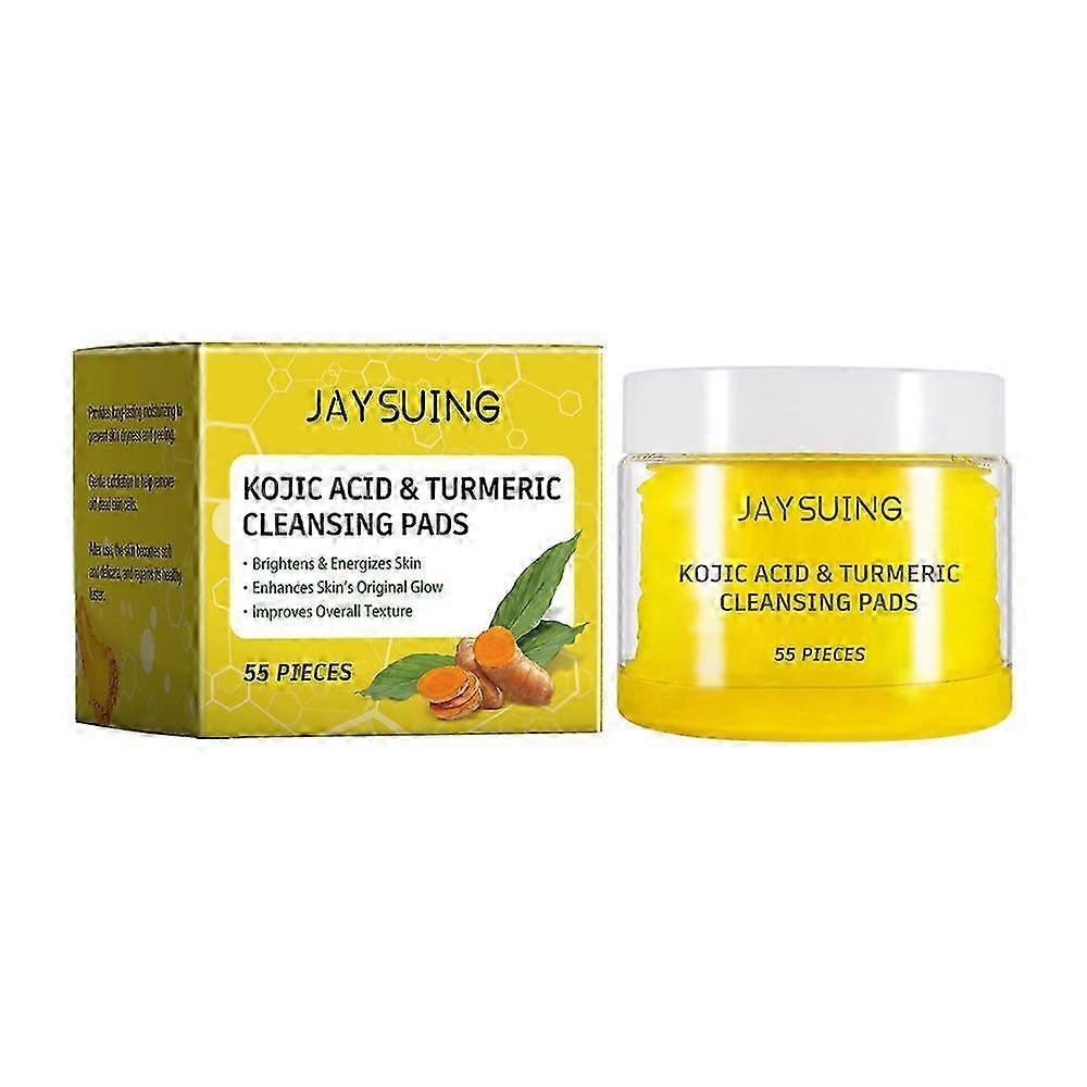 55pcs Kojic Acid Turmeric Cleansing Pads