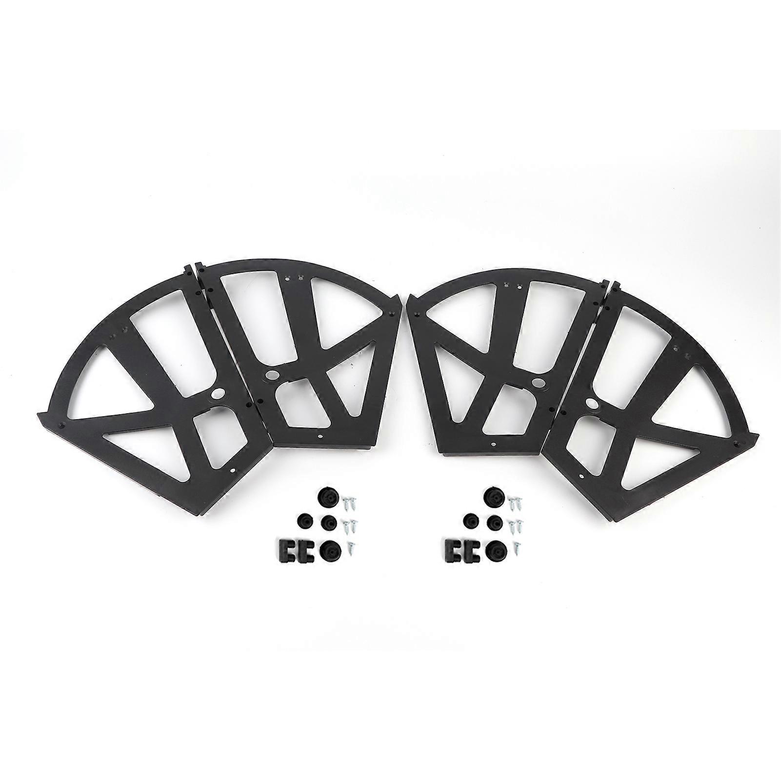 4Pcs/Set Home Furniture Shoes Drawer Cabinet Hinge Flip Plate Frame Turning Rack Accessory