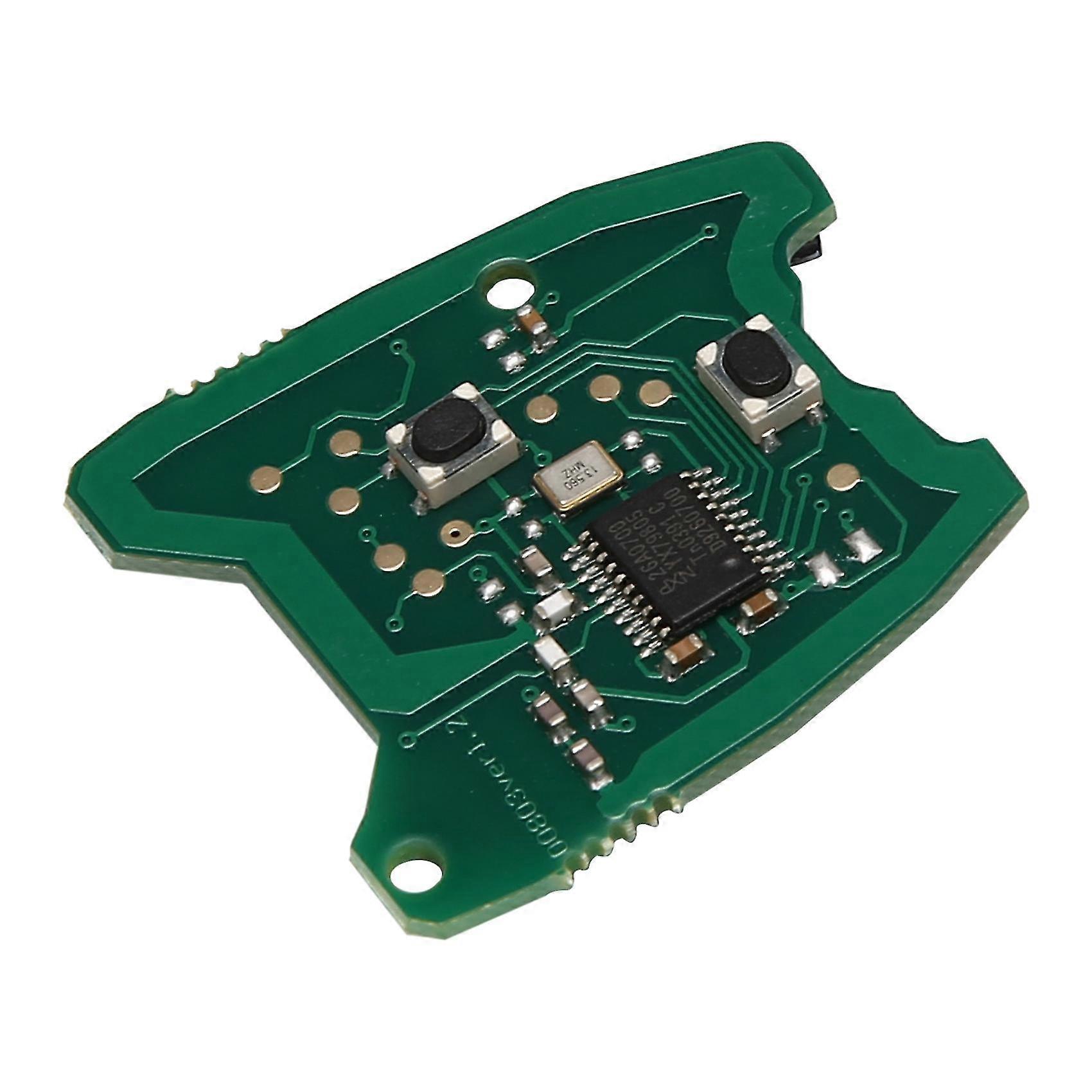 433MHz 2 Button Remote Key Circuit Board for 307 / 2000-2017 73373067C