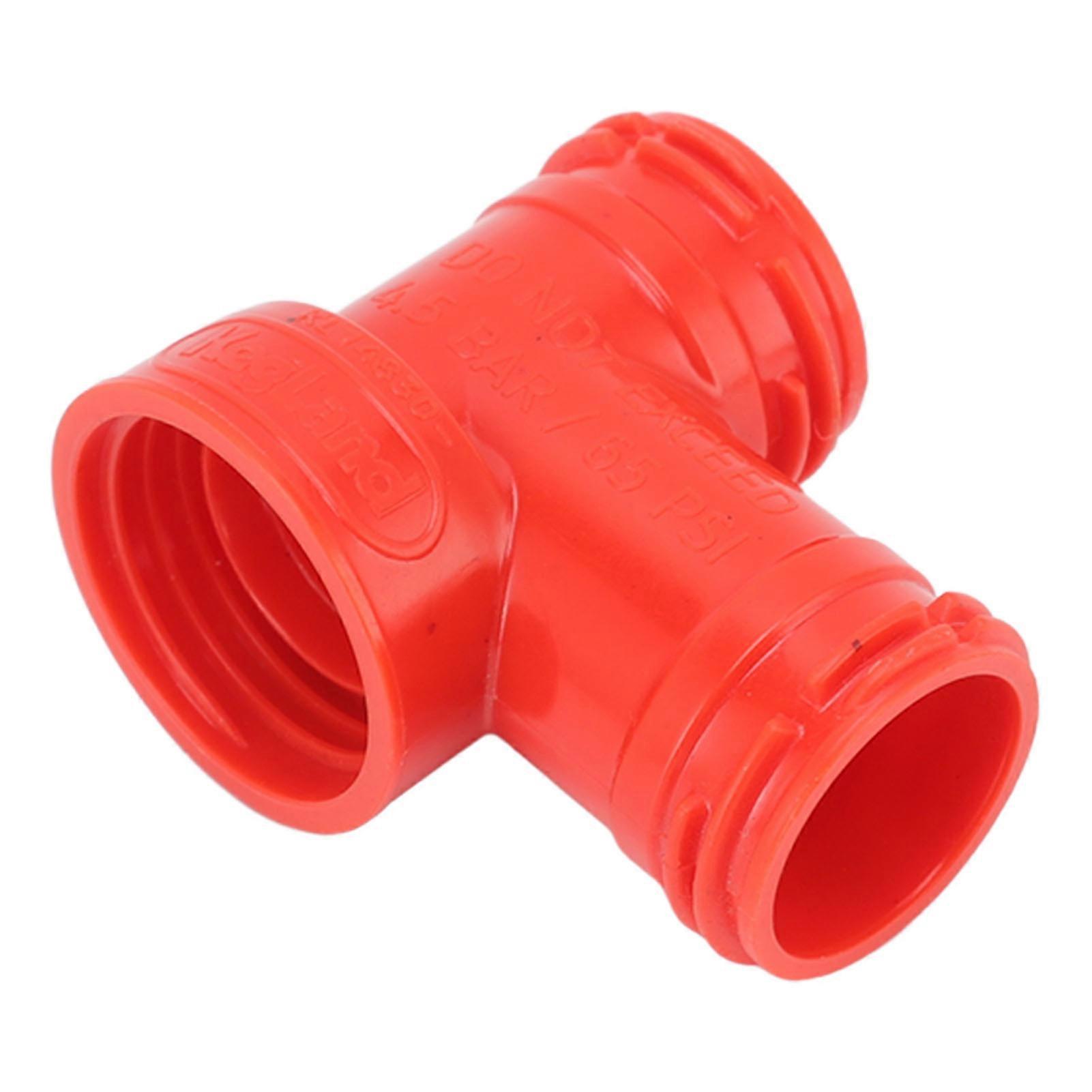 Beer Barrel Tee Adapter Plastic Carbonation Cap Tee Fitting Adapter Oxygen Free Brewing Soda PET Bottles Filling Cap 3 Way Adapter